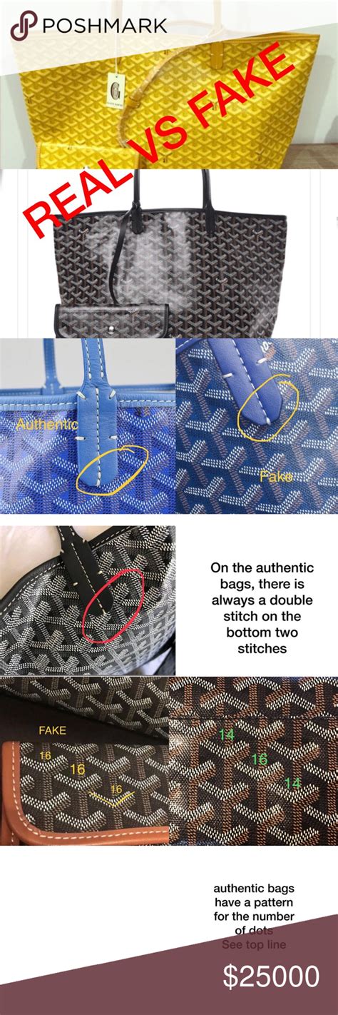 goyard fake and original|authentic Goyard tote.